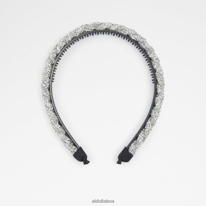 faixa de cabeça asynwan de baixo estoque prateado fashion Portugal acessórios 8LH6R4287