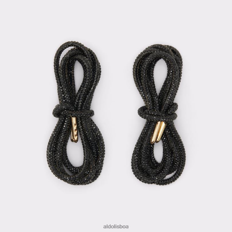 cadarços de moda glostring preto Portugal acessórios 8LH6R10389