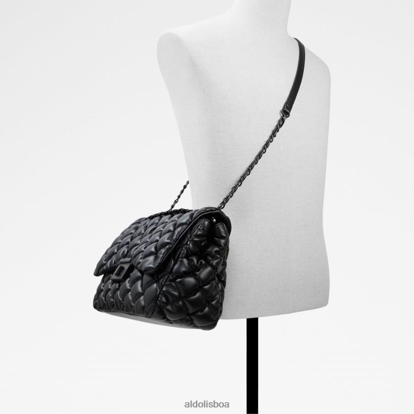 bolsa crossbody ilsaa preta fashion recém-chegada Portugal acessórios 8LH6R3757