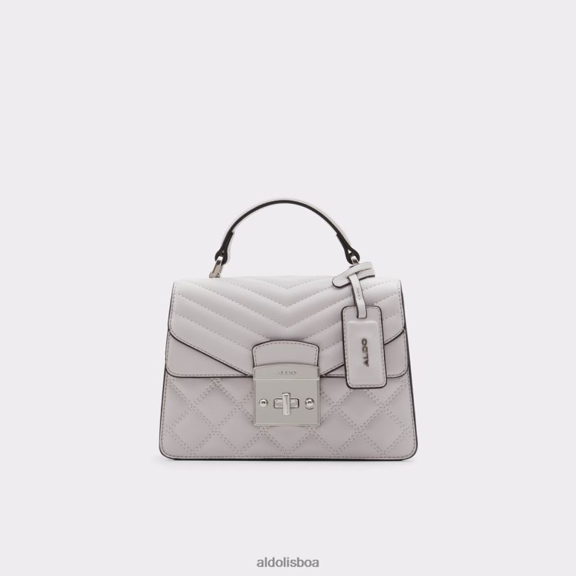 bolsa de alça superior de algodão fashion cinza Portugal acessórios 8LH6R3822