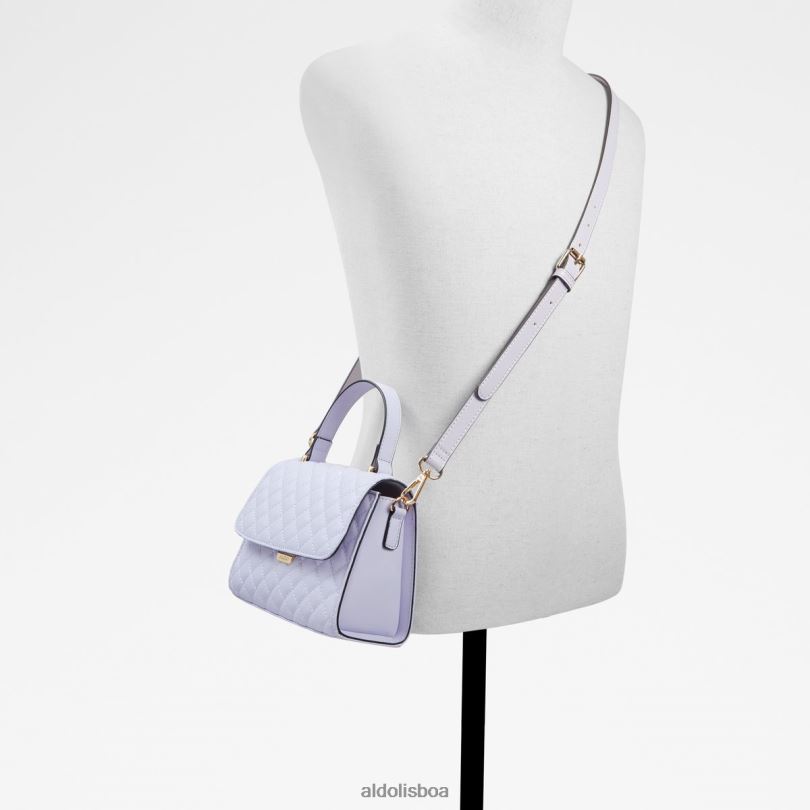 roxo claro esgotado bolsa com alça superior kibara moda Portugal acessórios 8LH6R3893