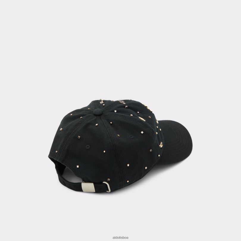 chapéu lovecap preto-ouro multi fashion Portugal acessórios 8LH6R4123