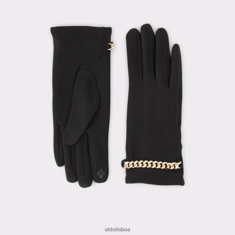 luvas kaigan multi fashion em ouro preto Portugal acessórios 8LH6R4295