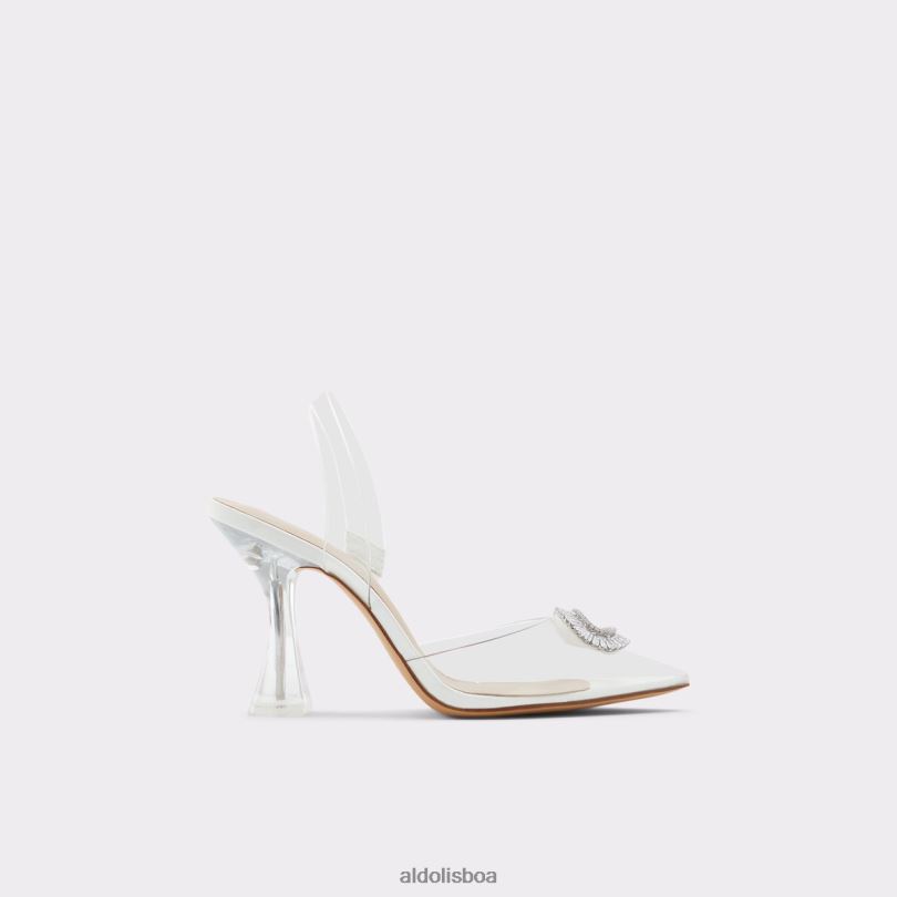 salto alto da moda branco cheers sling back Portugal coleções 8LH6R9640