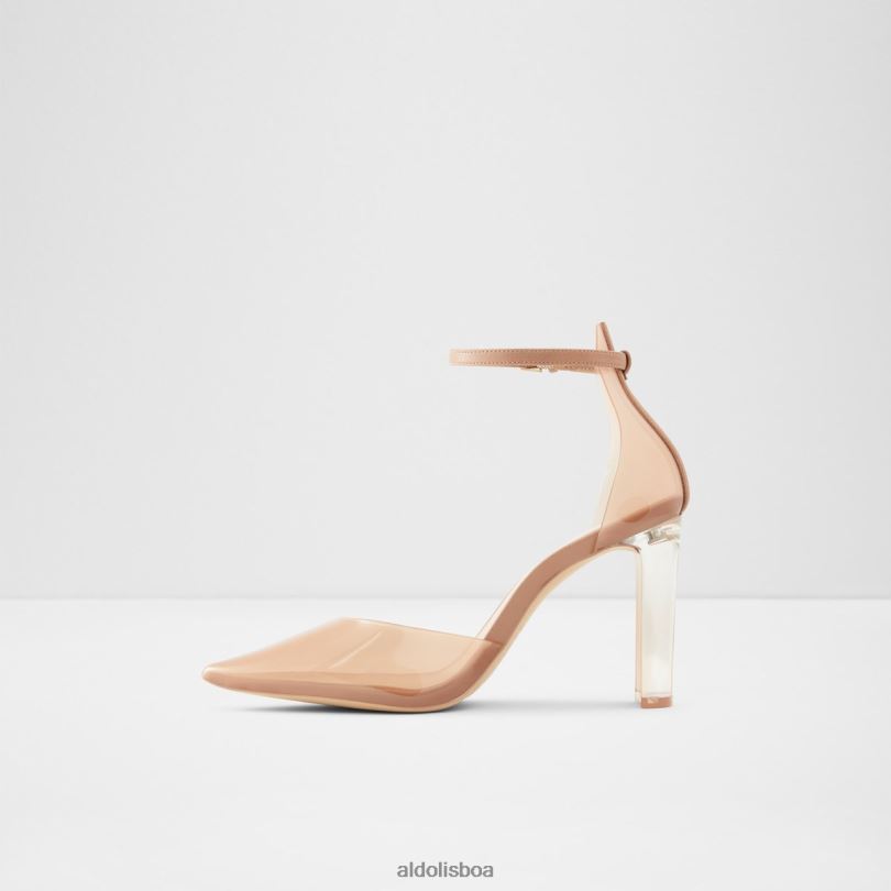 sapato de salto alto com tiras deedee moda óssea Portugal coleções 8LH6R3441