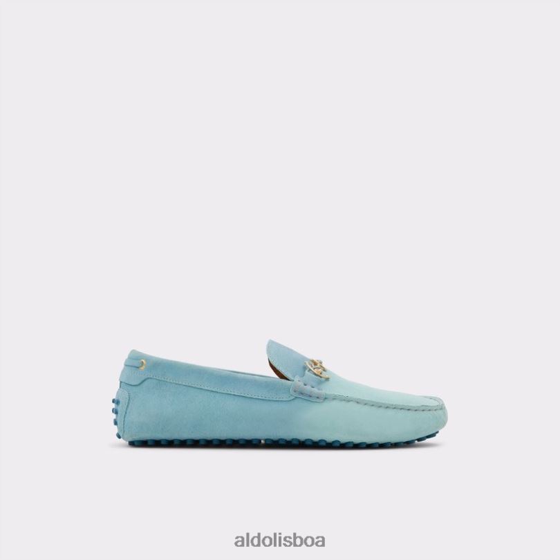 moda de camurça de couro azul guyaume Portugal homens 8LH6R2043