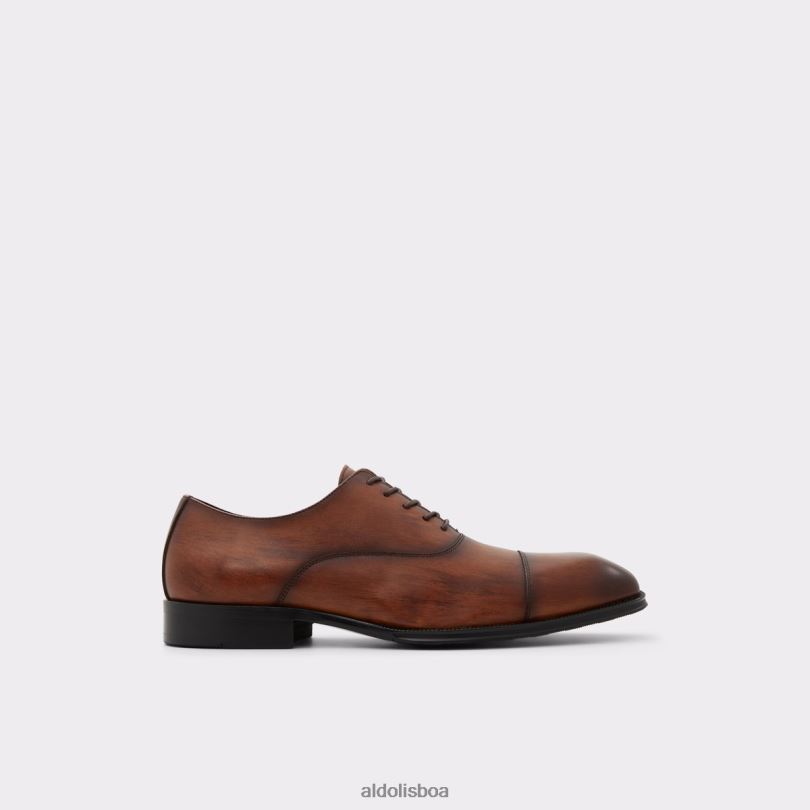 sapato gwilawin oxford moda conhaque Portugal homens 8LH6R4497