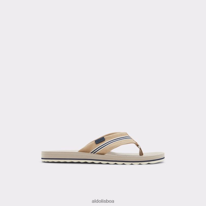 moda de chinelos marrons burges Portugal homens 8LH6R4648