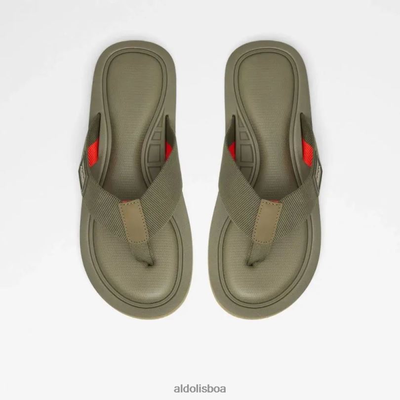 sandália tanga masculina tengen moda cáqui Portugal homens 8LH6R5599