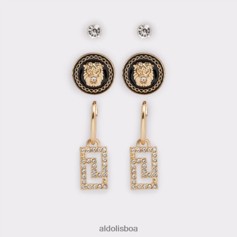 fashion drievia black-gold multi Portugal joia 8LH6R1097