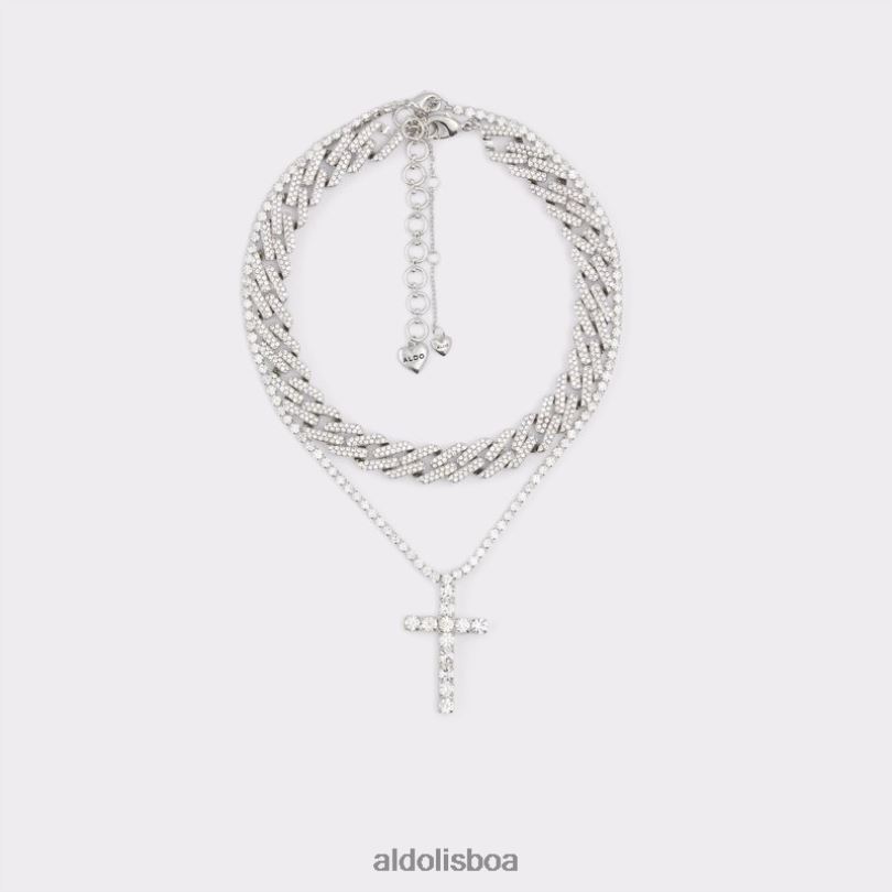 keyshia prata transparente multi moda Portugal joia 8LH6R1089