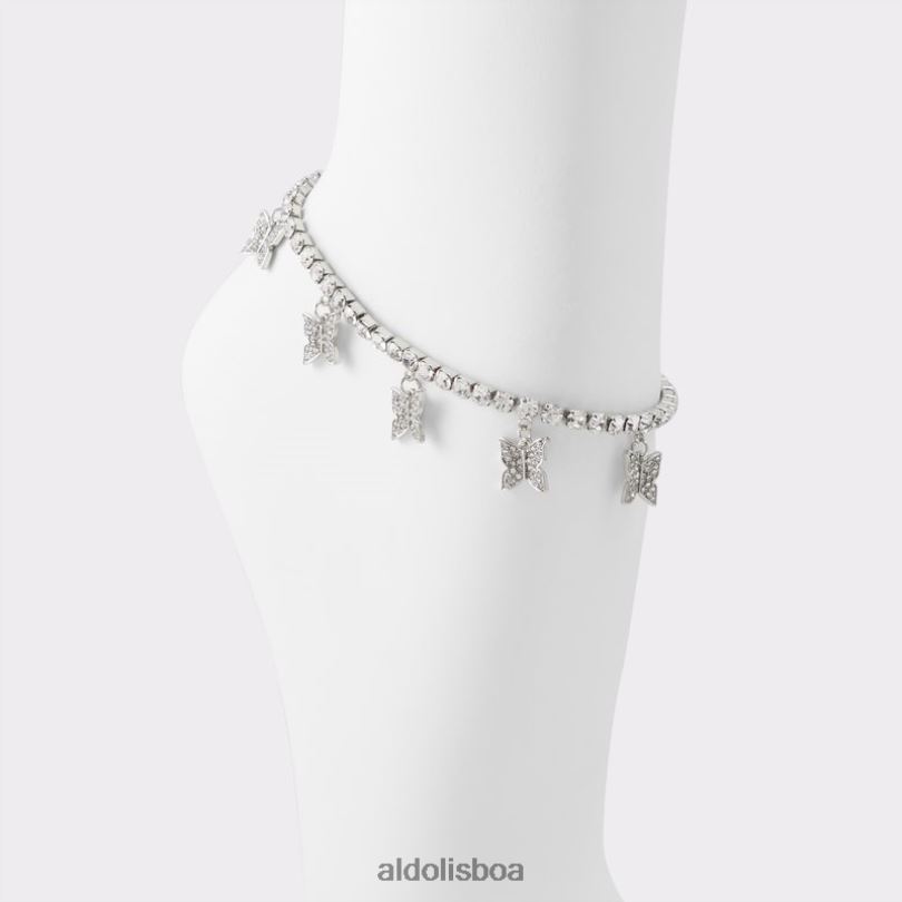 moda de vários lenglets transparentes prateados Portugal joia 8LH6R1605