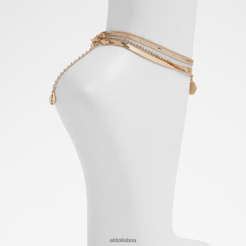 tornozeleira frigodda dourada fashion Portugal joia 8LH6R4125