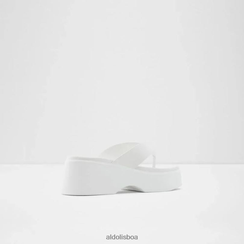 sandália tanga feminina delphy flatform fashion outro branco Portugal mulheres 8LH6R6046