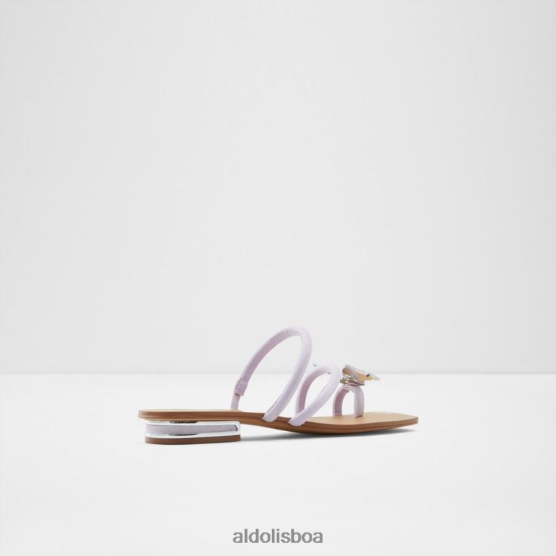 moda de glitter sintético roxo claro garberia Portugal mulheres 8LH6R635