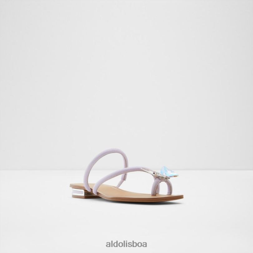 moda de glitter sintético roxo claro garberia Portugal mulheres 8LH6R635