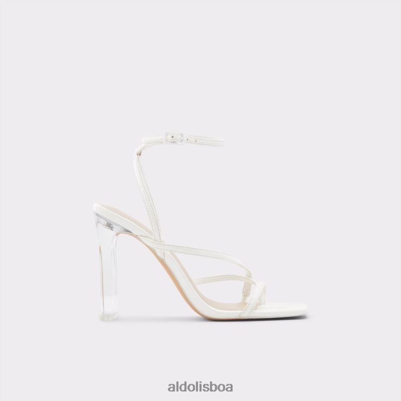 moda hainiel de patente sintética branca Portugal mulheres 8LH6R392