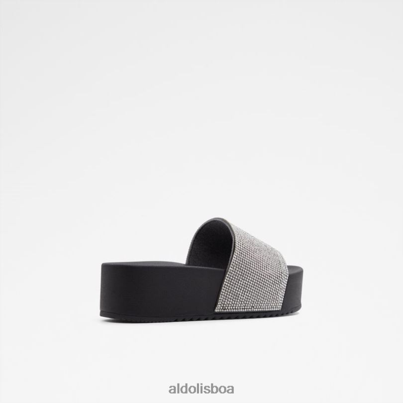 moda preto-prata multi retrógrado Portugal mulheres 8LH6R349