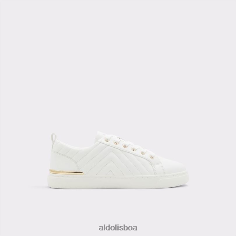 dilathielle fashion branco sintético acolchoado Portugal mulheres 8LH6R180