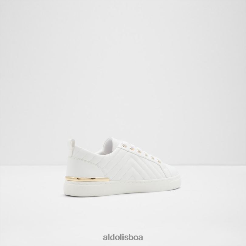 dilathielle fashion branco sintético acolchoado Portugal mulheres 8LH6R180