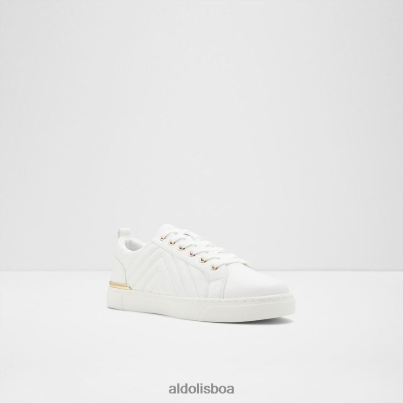 dilathielle fashion branco sintético acolchoado Portugal mulheres 8LH6R180