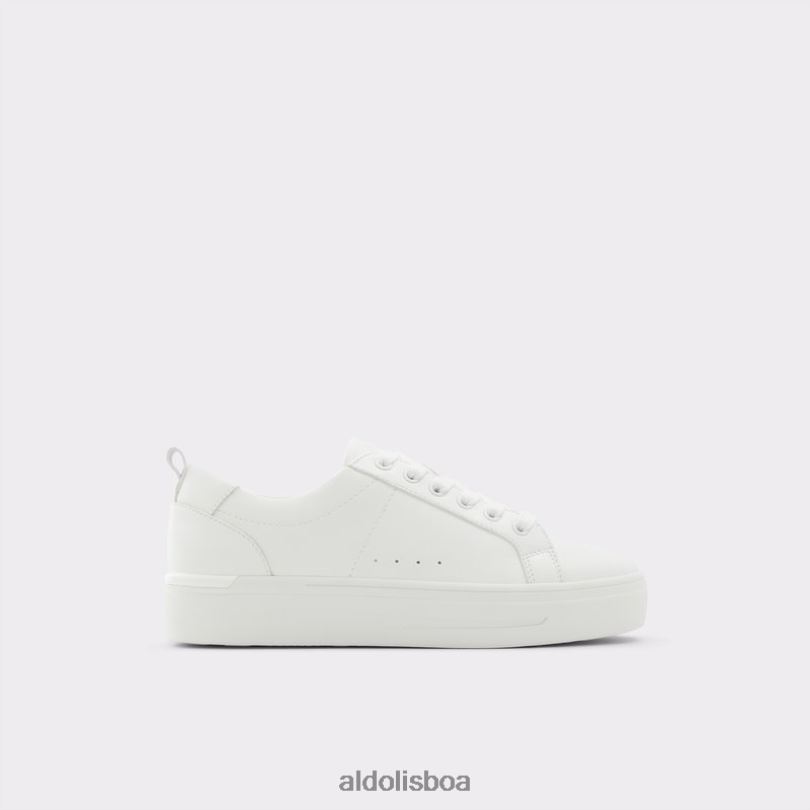 meadow fashion branco sintético liso Portugal mulheres 8LH6R516