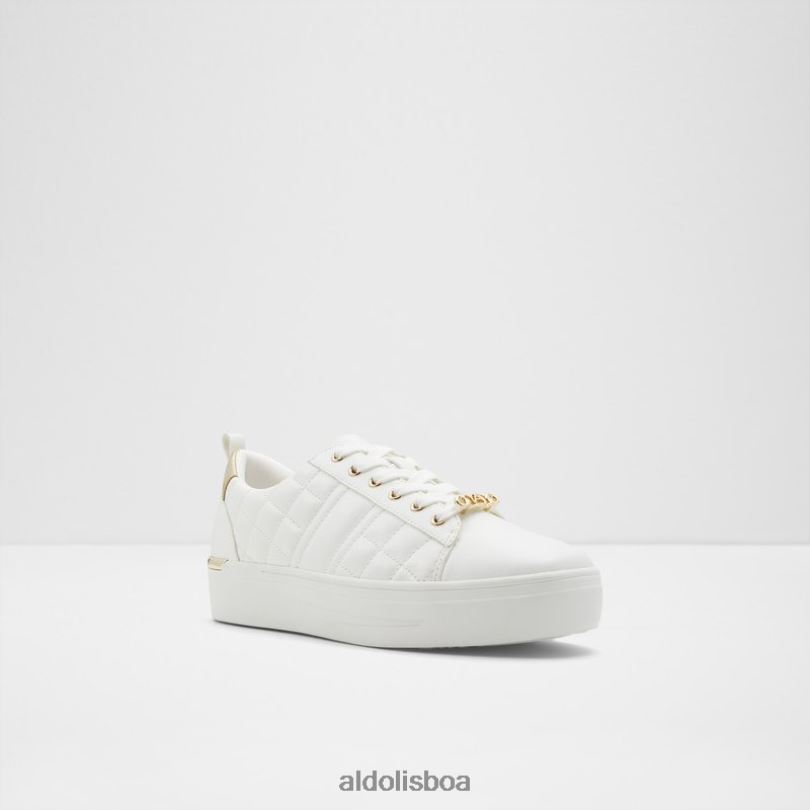 prado acolchoado sintético branco fashion Portugal mulheres 8LH6R191