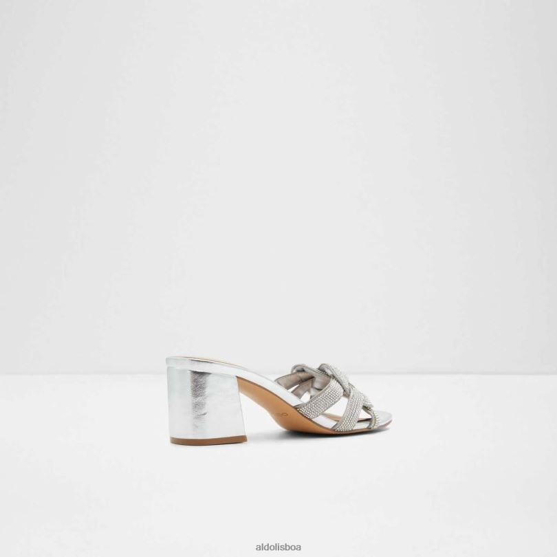 sandálias de salto alto e sandálias prateadas fashion Portugal novas chegadas 8LH6R2427
