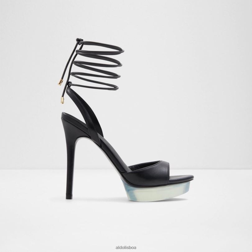 sandálias de salto alto estilo bossis preto Portugal novas chegadas 8LH6R2396